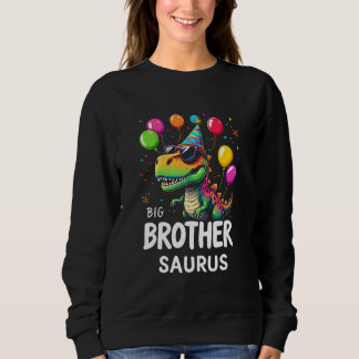 Camiseta Big Brother Saurus Playful Dinosaur