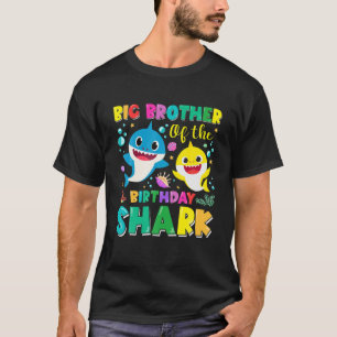 Camiseta Big Brothers Do Aniversário Tubarões Correspondend