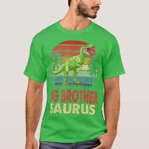 Camiseta Big Brothersaurus T Rex Dinossaur Big Brother Saur