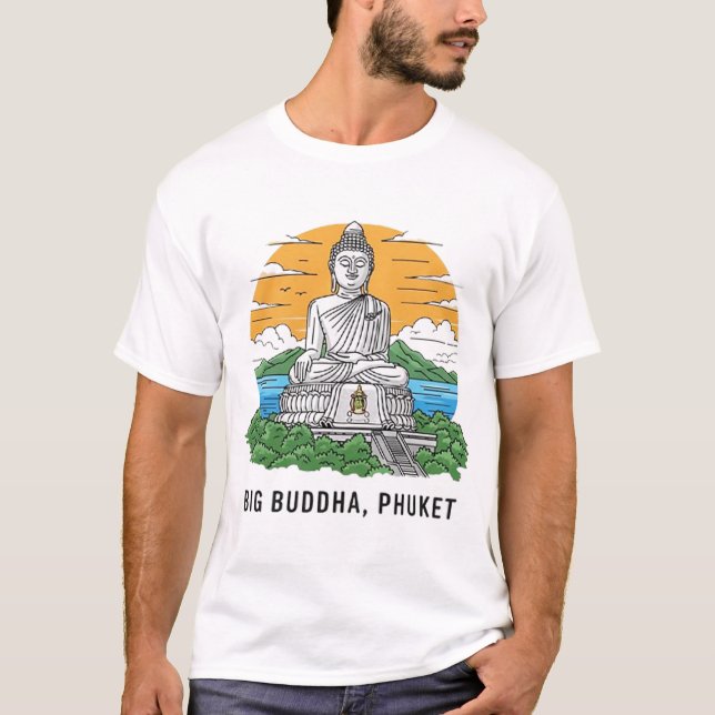 Camiseta Big Buddha, Phuket (Frente)