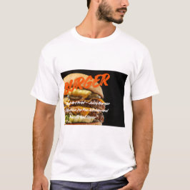 Camiseta Big Burger Art – Juicy Cheeseburger Illustration 