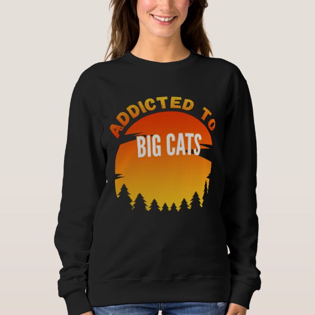 Camiseta Big Cats  Addicted to Big Cats (Frente)