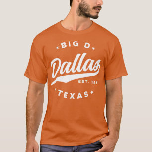 Camiseta Big D Dallas Texas White