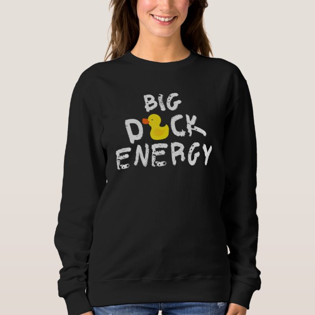 Camiseta Big Duck Energy Yellow Rubber Duck  Meme (Frente)