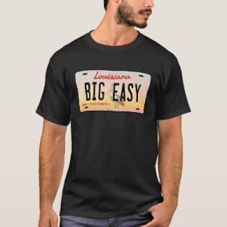 Camiseta Big Easy Louisiana License Plate