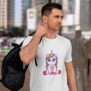 Camiseta Big Eyed Unicorn