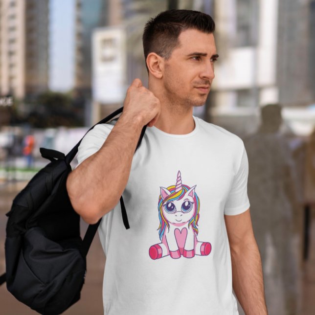 Camiseta Big Eyed Unicorn (Criador carregado)