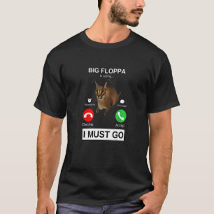 Camiseta Big Floppa Está Chamando Caracal Grande Meme de G