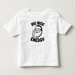 Camiseta Big Nick Energy Papai Noel Engraçado Natal