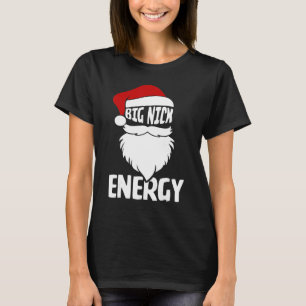 Camiseta Big Nick Energy Xmas Natal Feio Homens Doces W