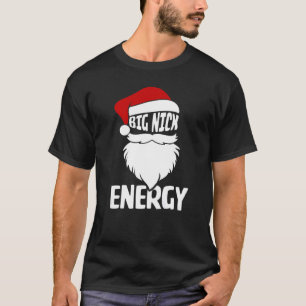 Camiseta Big Nick Energy Xmas Natal Feio Homens Doces W
