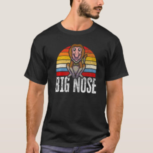Camiseta Big Nose Proboscy Mackey Ape Wildlife Zook