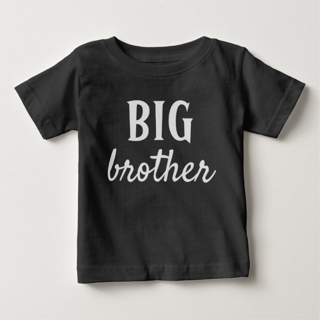 Camiseta BIG ou LIL, primo irmão irmã personalizado (Frente)