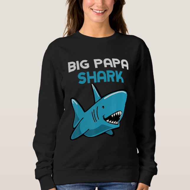 Camiseta Big Papa Shark  Family (Frente)