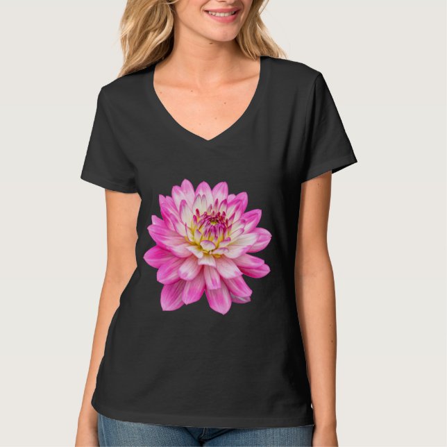 Camiseta Big Pink Dahlia (Frente)