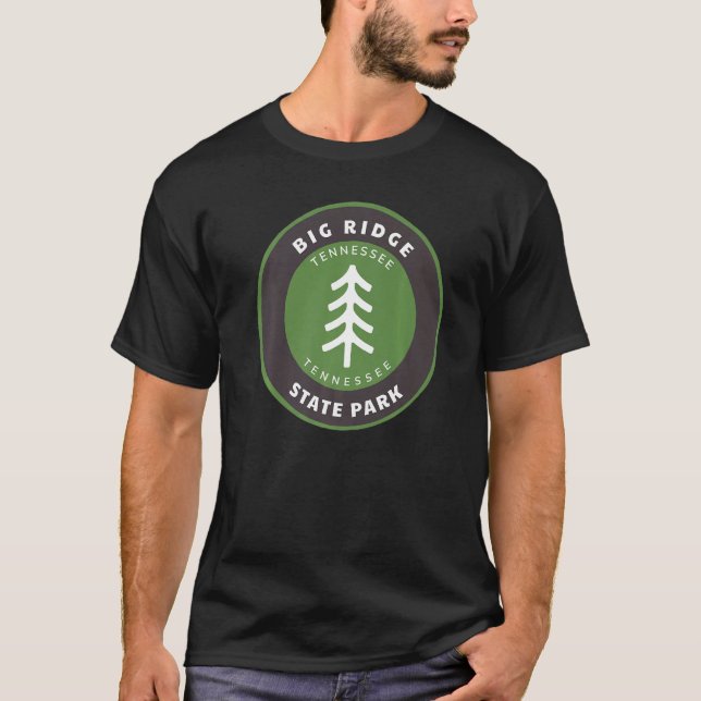 Camiseta Big Ridge Creek State Park Tennessee Tn Forest Bad (Frente)