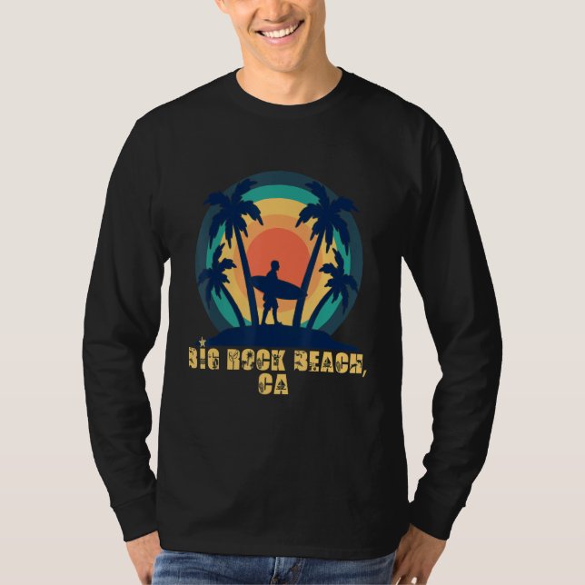 Camiseta Big Rock Beach CA California Beach 1 (Frente)