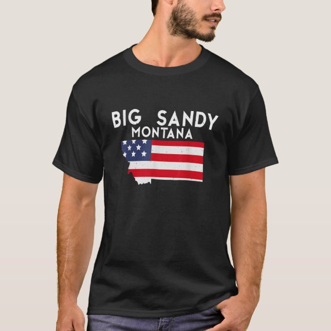 Camiseta Big Sandy Montana EUA State America Viagem Montana (Frente)