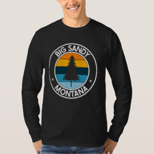 Camiseta Big Sandy Montana MT USA City Pride Retro Sunset