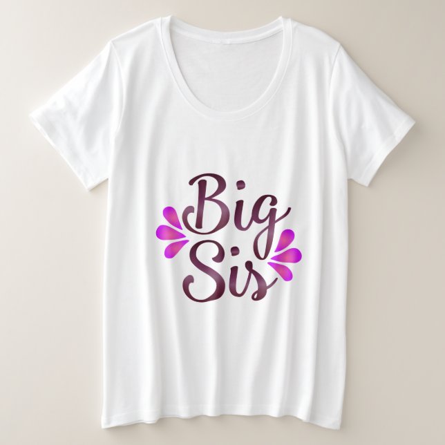 Camiseta Big Sis (Frente do Design)