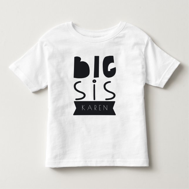 Camiseta Big Sis & Lil Sis set (Frente)