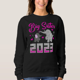 Camiseta Big Sister 2023 Estou sendo promovido à Big Sister