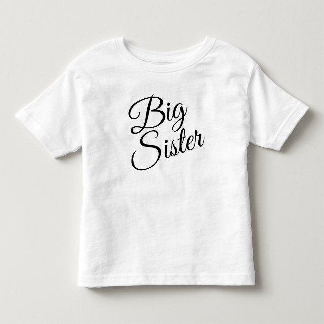 Camiseta Big Sister Baby personalizada (Frente)