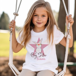 Camiseta Big Sister Bunny