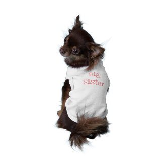 Camiseta Big Sister Doggie Ribbed Tank Top