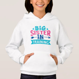 Camiseta Big Sister em Treinamento - Anúncio da Irmã Grande