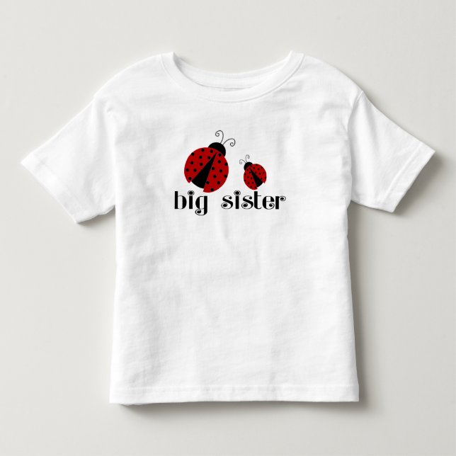 Camiseta Big Sister Ladybug (Frente)