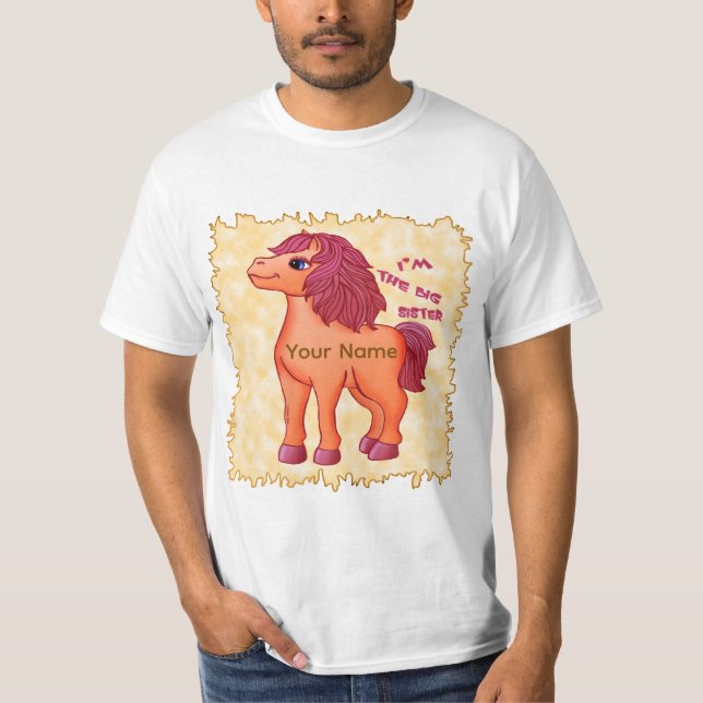 Camiseta Big Sister Pony (Frente)