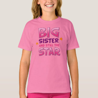Camiseta Big Sister Star
