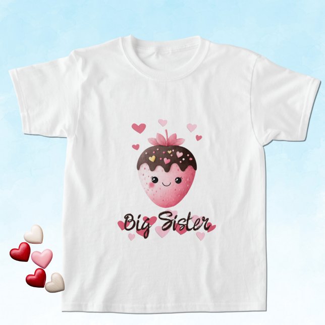 Camiseta Big Sister Valene Kawaii Berry (Criador carregado)