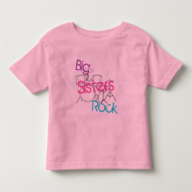 Camiseta Big Sisters Rock (Frente)