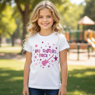 Camiseta Big Sisters Rock Kid