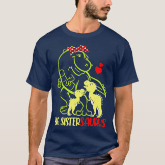 Camiseta Big Sistersaurus T Rex Dinossaur Big Sistersaurus