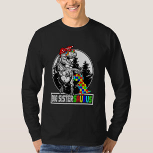 Camiseta Big Sistersaurus T Rex Dinossaur Big Sistersaurus