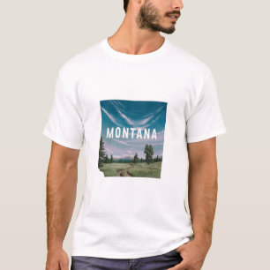 Camiseta big sky montana sticker