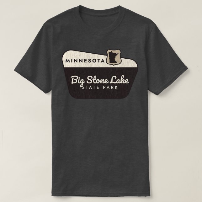 Camiseta Big Stone Lake State Park Minnesota - Sinal de boa (Frente do Design)