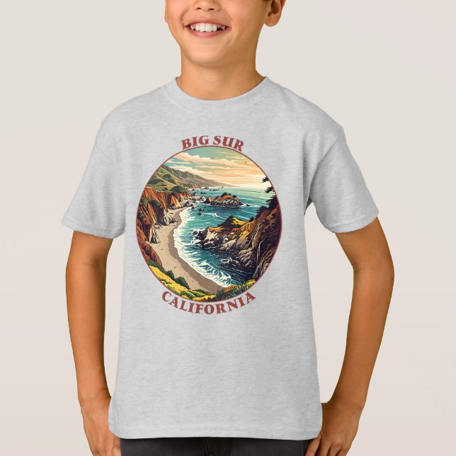 Camiseta Big Sur California EUA (Frente)