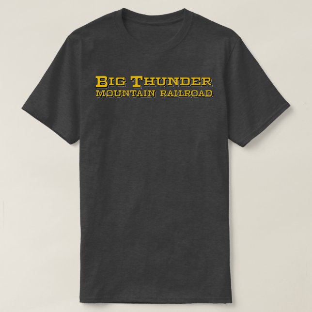 Camiseta Big Thunder Mountain Railroad 3 (Frente do Design)