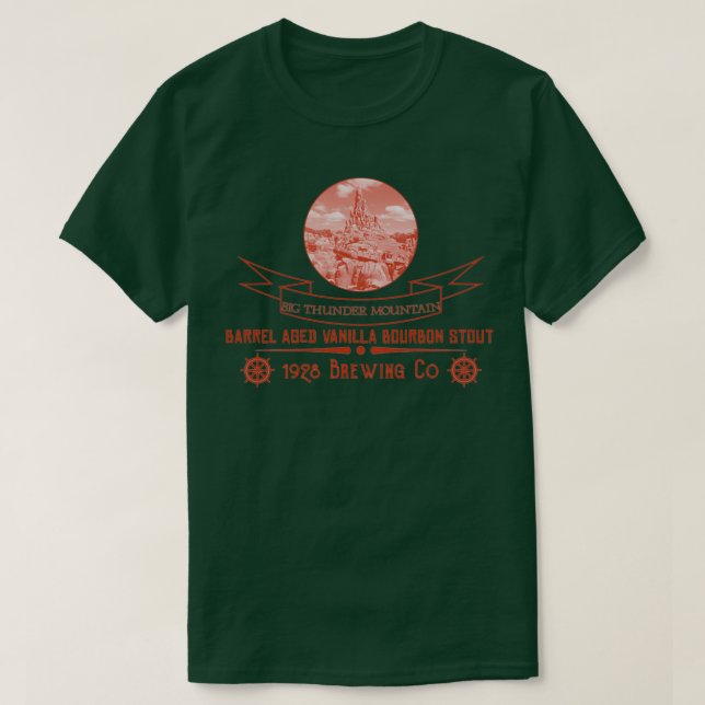 Camiseta Big Thunder Mountain Railroad Stout (Frente do Design)