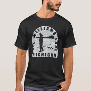 Camiseta Big Williams Lake Ice Fish Michigan