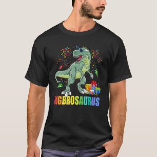 Camiseta Bigbrosaurus Birthday Rex Dinosaur Big Bro Saurus