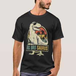 Camiseta Bigbrosaurus Rex Dinosaur Big Bro Saurus Brother F