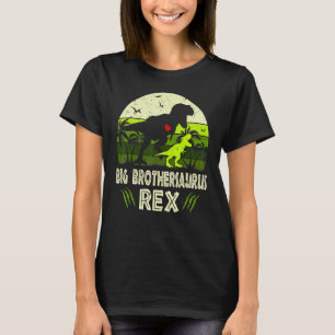 Camiseta Bigbrosaurus Rex Dinosaur Big Bro Saurus Brother F