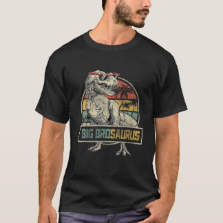 Camiseta Bigbrosaurus T Rex Dinosaur Big Bro Saurus Brother