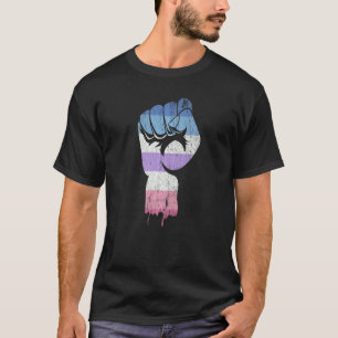 Camiseta Bigender Fist Human Rights Orgulho gay Mês Lgbt Bi