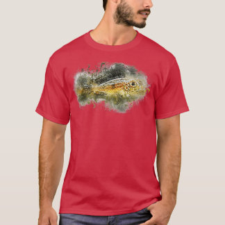 Camiseta Bigeye Sand Cichlid Ndole Red Callochromis macacos